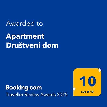 Apartment Drustveni Dom SJJ Exterior photo